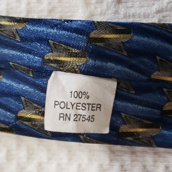 Christian Dior Tie Jeune Homme Mens Designer Blue Abstract  3 X 50 Skinny - Picture 6 of 7